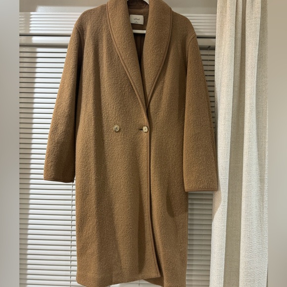Wilfred Oversized Caramel “Slouch Coat” - Picture 7 of 16
